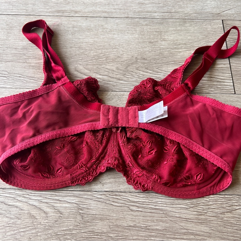 Wacoal 85702 Tulip Semi-Sheer Underwire Bra 36DD - Picture 4 of 5